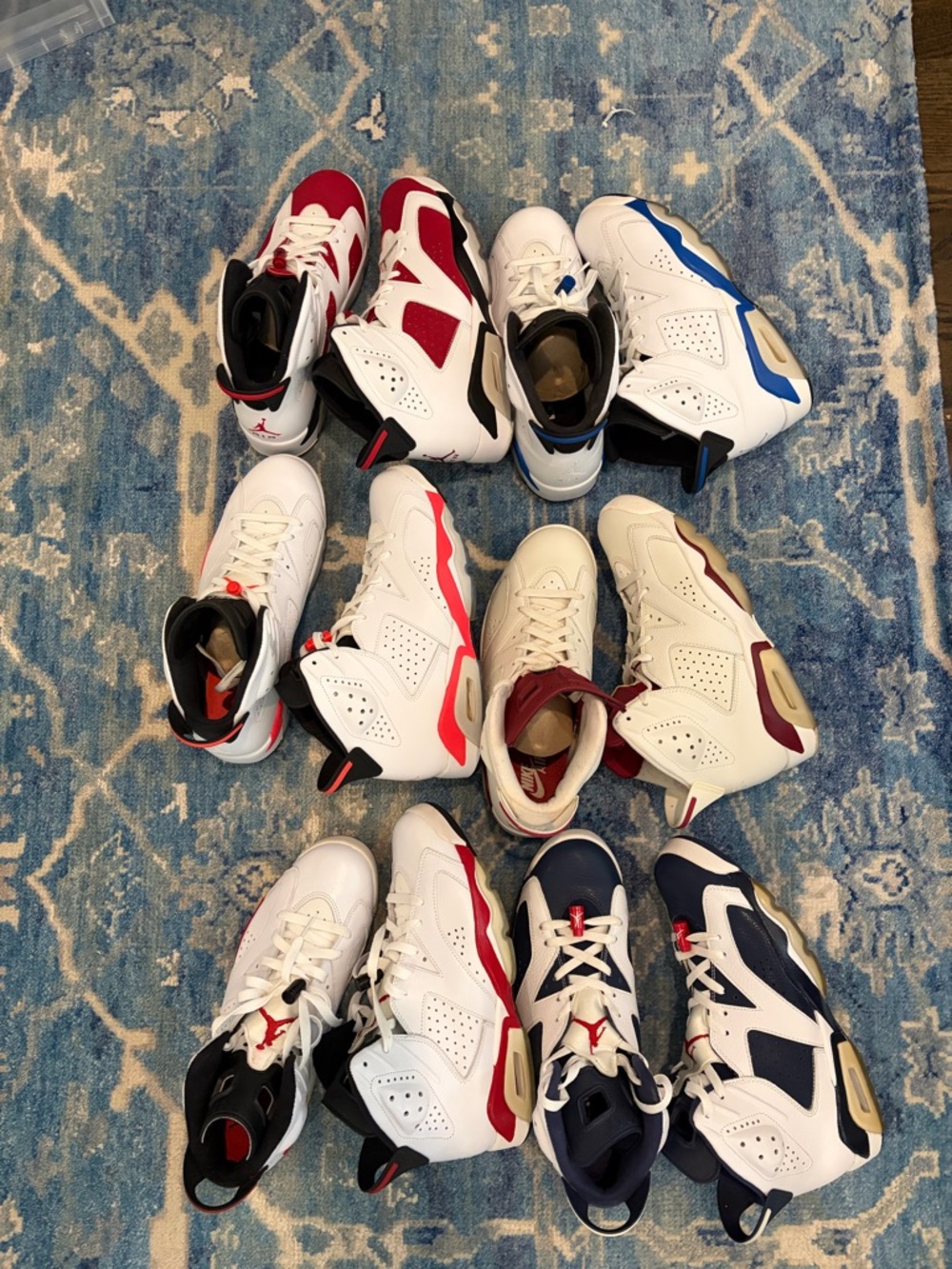 Jordan Retro 6 lot sizes 9.5/10 very good used condition - Picture 7 of 9